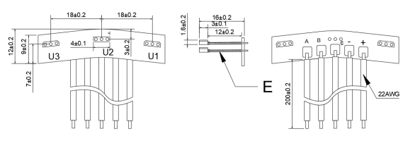 YL-DJHE-4601H系列电机霍尔板(位置传感器) image