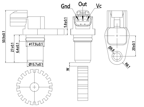 YH-27-EA速度传感器 image